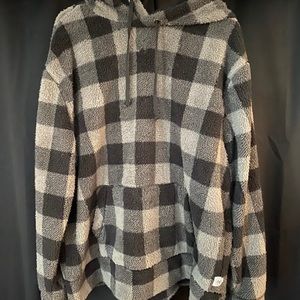 Express Plaid Hooded Flannel